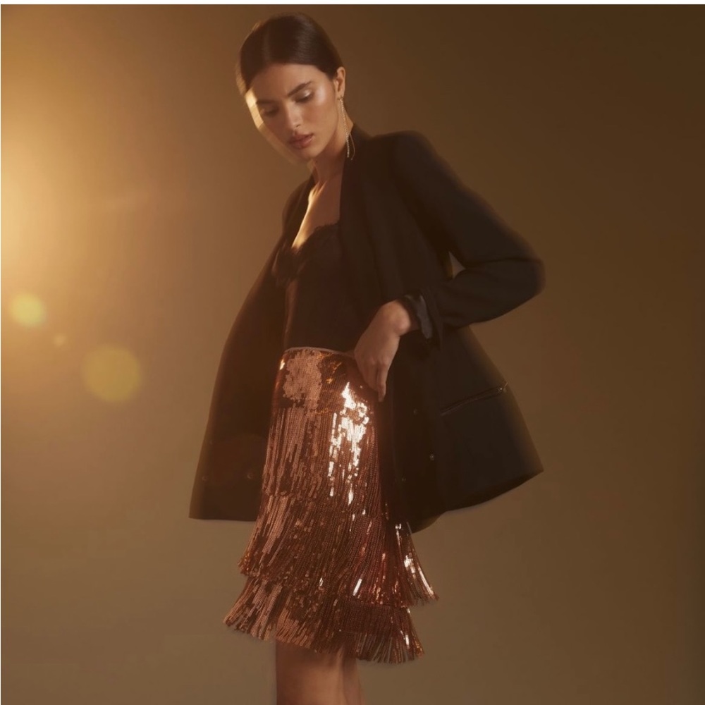 Maeve sequin skirt